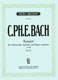 BachCPE - Konzert für Violoncello, Streicher und Basso continuo a-moll Wq 170 - la partition